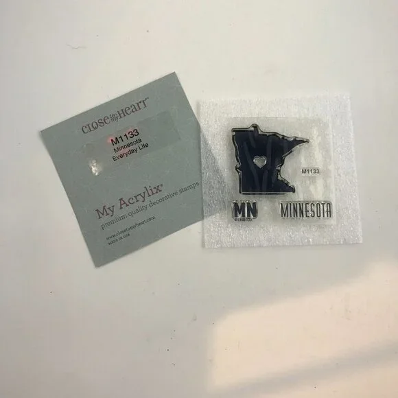 Close To My Heart CTMH Mini Stamp Set M1133 Minnesota Everyday Life NEW - Picture 2 of 9